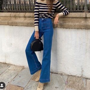 &Other Stories High Rise Flared Jeans